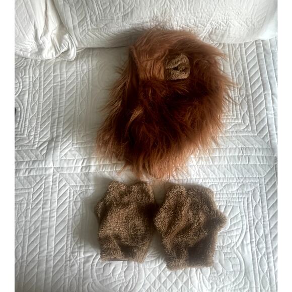 Halloween Unisex Childs Lion Costume Jumpsuit Sz L - Picture 6 of 6